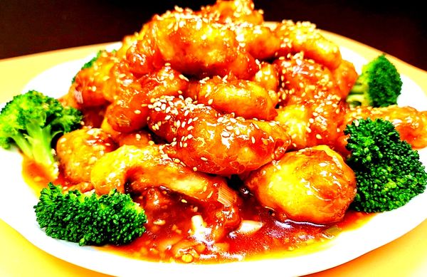 Our Sesame Chicken with Broccoli