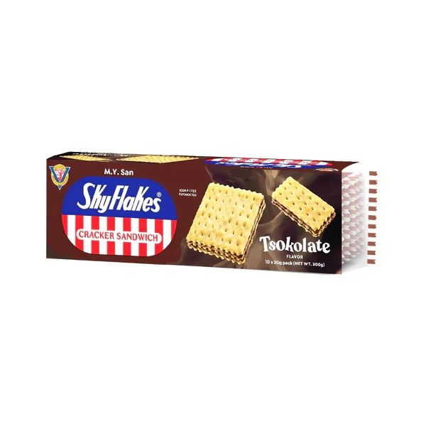 Sky Flakes Cracker Sandwich Tsokolate 300g