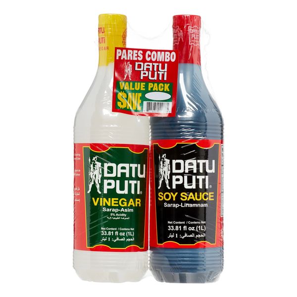 Data Puti Value Pack Soy Sauce & Vinegar  2 X 1000ml