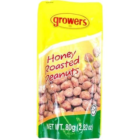 Growers Peanut Honey Roasted 80g