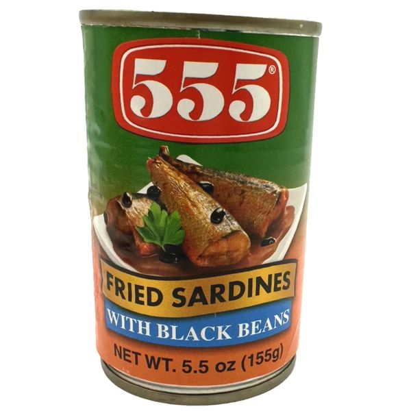 555 Fried Sardine In Black Beans 5.5oz