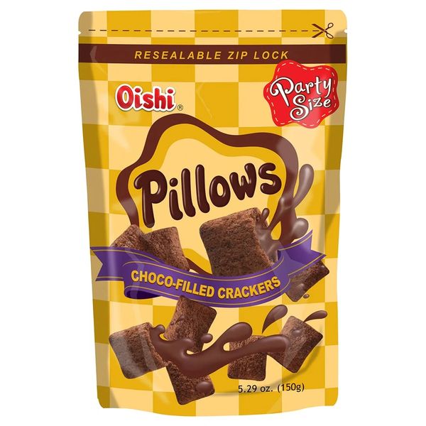 Oishi Pillows Chocolate Party size 150g