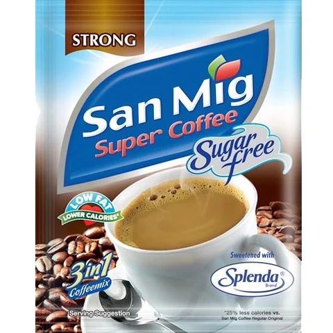 San Miguel Coffee 3in1 (10 sachets) SUGAR FREE