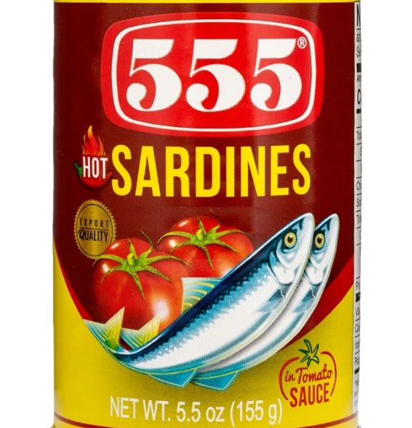 555 Sardines In Tomato W/Chili 5.5oz