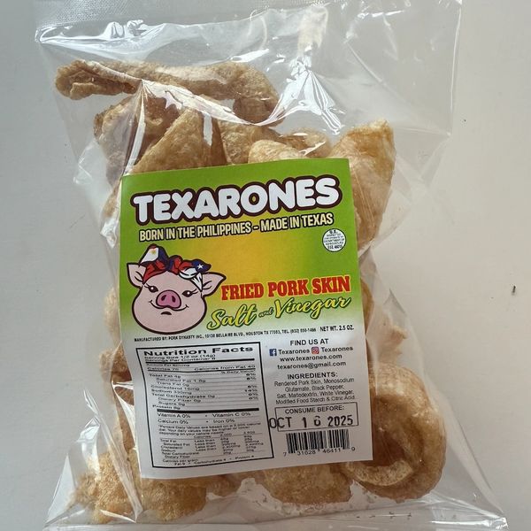 Texarones Chicharron Salt & Vinegar