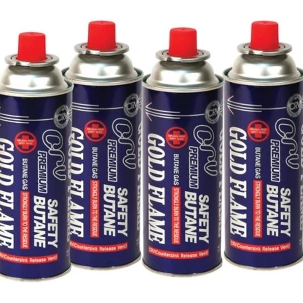 Golden Flame Gas Butane 4-pack