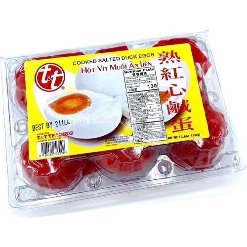 Cooked Salted Duck Egg Half Dozen