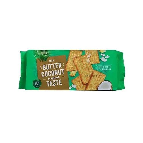 Jans Butter Coconut Cracker 6.7oz