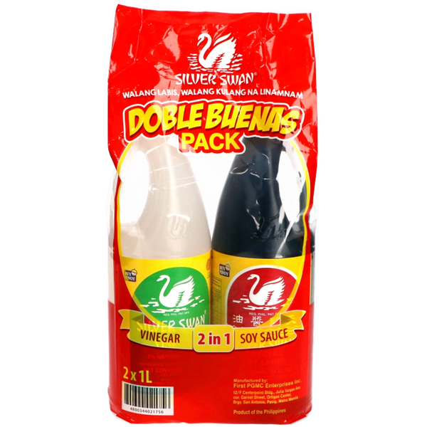 Silver Value Pack Soy Sauce & Vinegar 1000ml