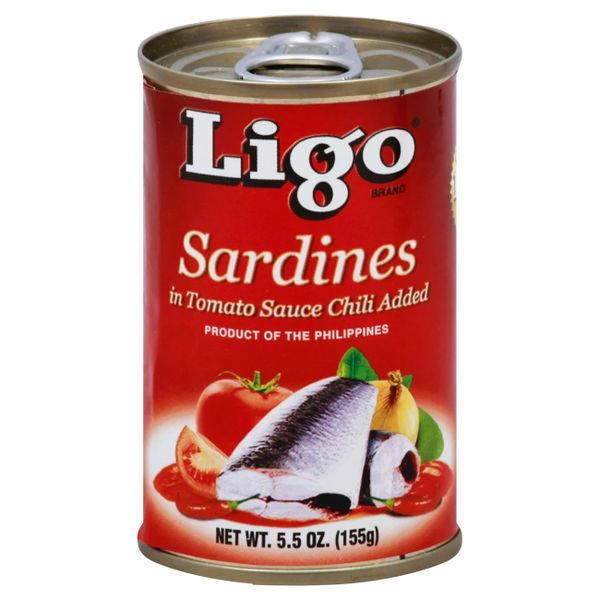Ligo Sardines in Tomato Sauce Chili Added 5.5oz