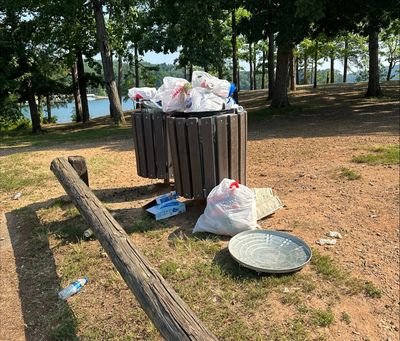 Trash at tidwell park