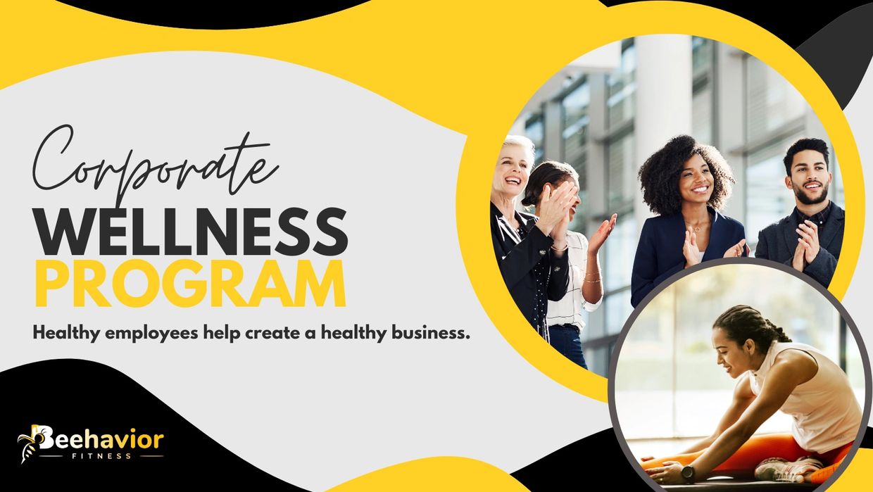 Corporate wellness program promoting healthy employees and businesses.