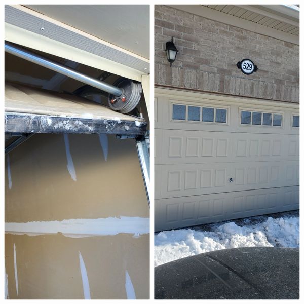 Broken garage door repair in ottawa and surronding areas