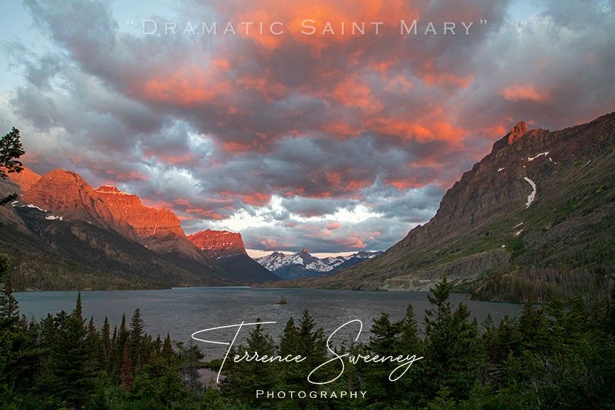 St. Mary Lake Poster 11x17 - Glacier National Park Conservancy