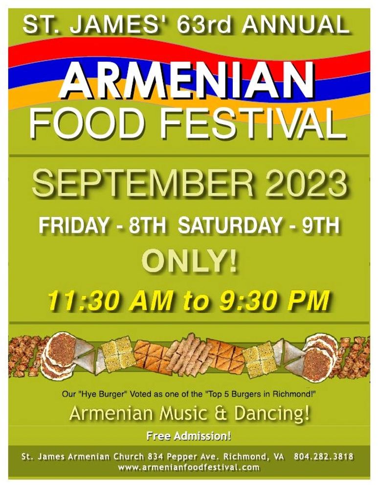 Armenian Food Festival 2022