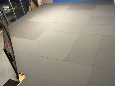 image of Fuji mats at the dojo