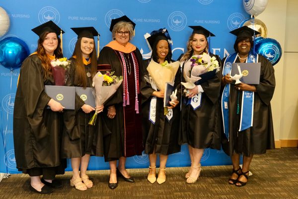 Galen College of Nursing, Biltmore Park, NC, Commencement celebration small group photo