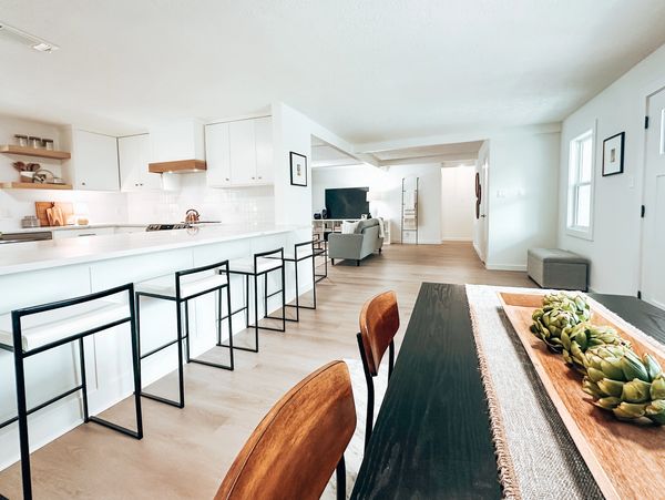 open concept kitchen design