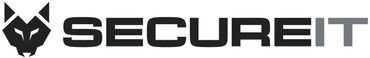 SecureIT logo with a stylized wolf head and bold text.