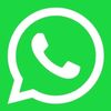 WhatsApp logo on green background.