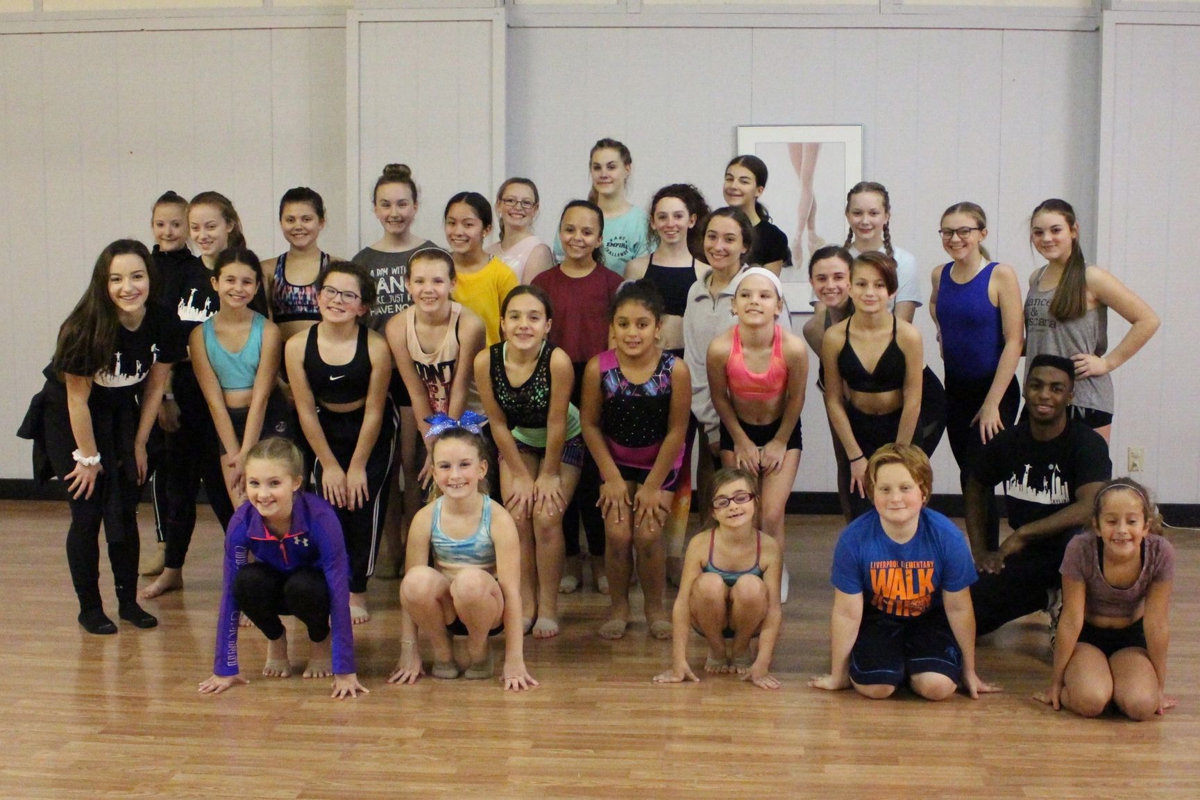 dance classes group photo