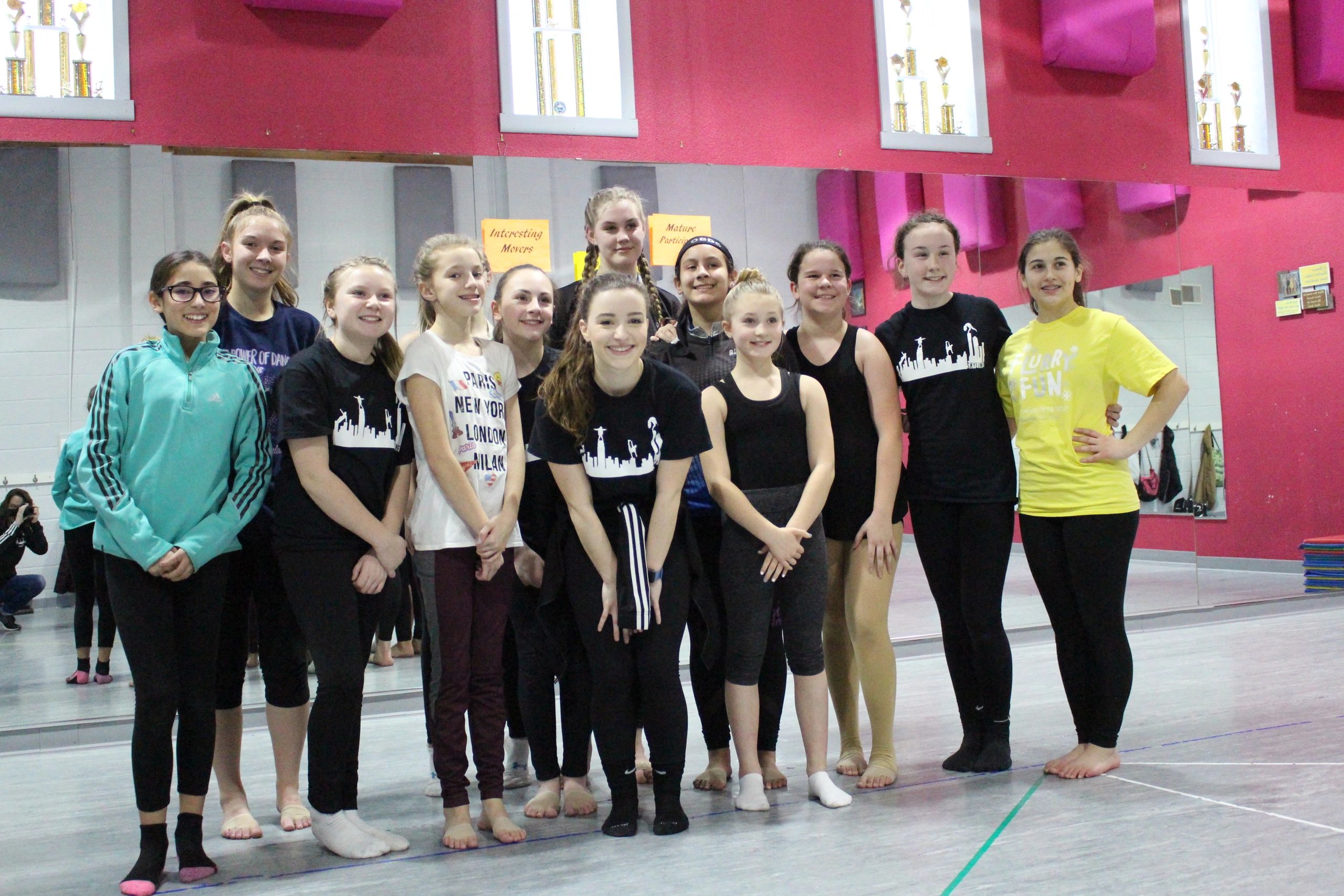 dance workshop group photo