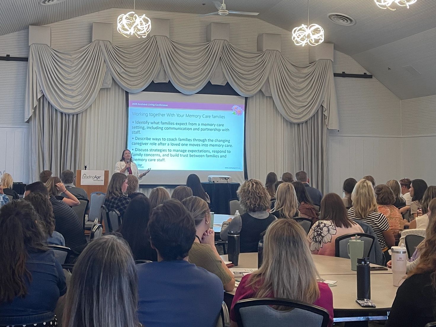 Amy House at the Leading Age MN Conference 2026