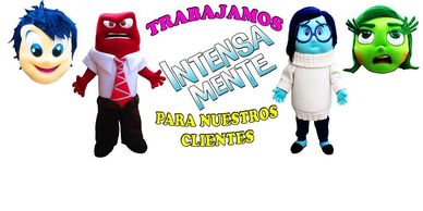 Botargas de personajes de "Intensamente"