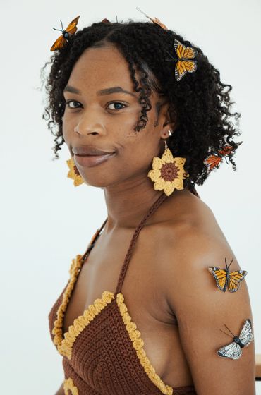 Butterfly Project: Crochet Sunflower Top 