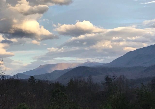 The smoky mountains is your view