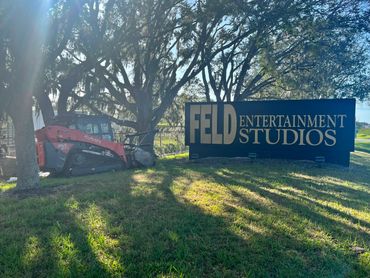 Cleared out thick Pepper Trees for a new fence installation at Feld Entertainment Studios! 