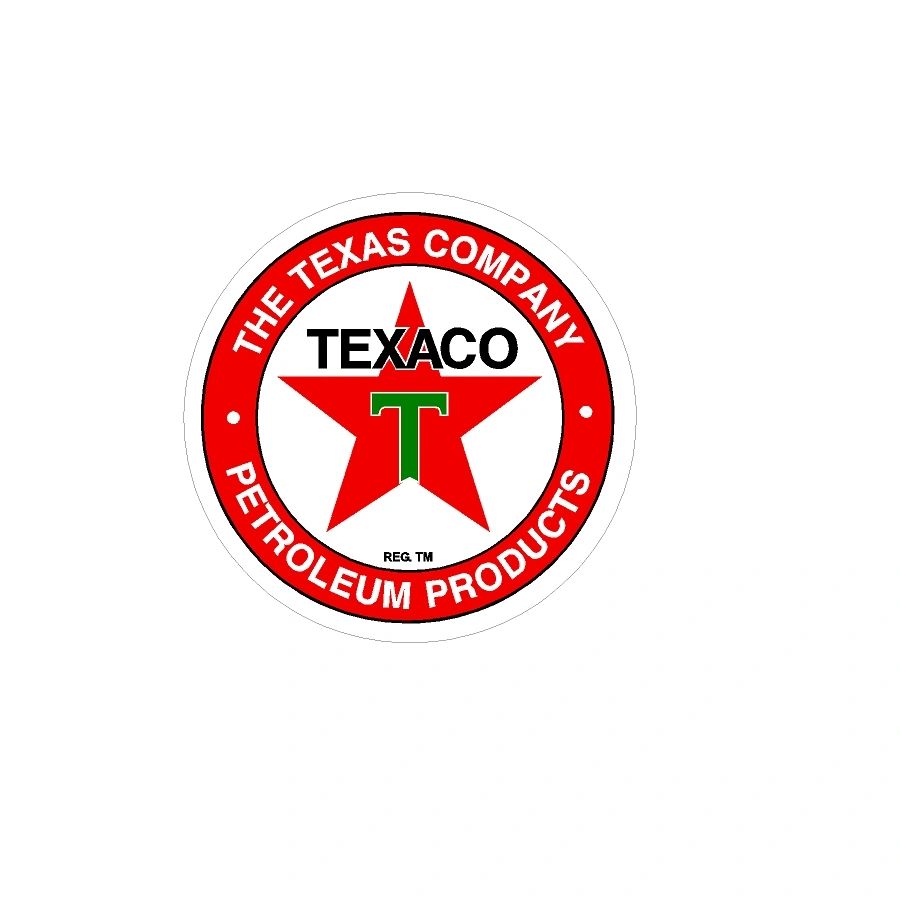Texaco Gas Station Vintage Drag Racing sticker decal NHRA Rat Rod ...
