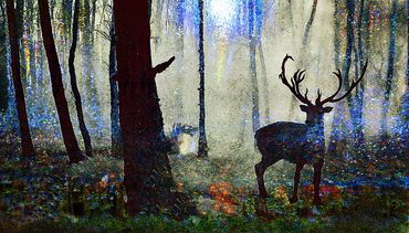 I created this to Honor my Norse Heritage,  Norwegian Woods, First Snow, Bonnie Marie