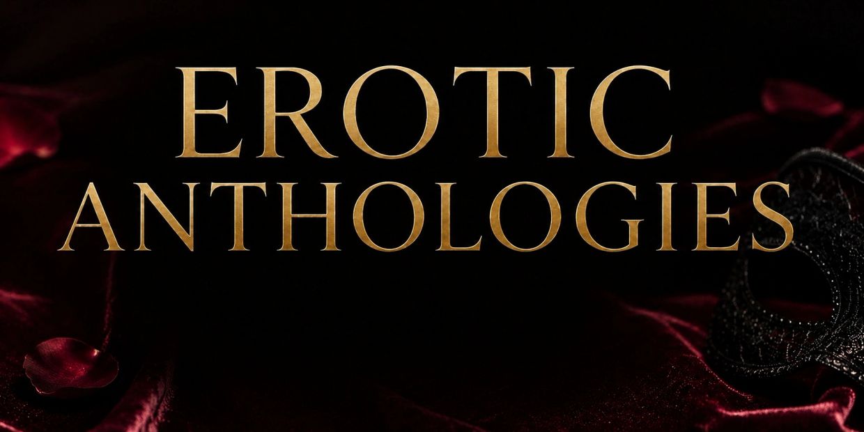 Erotic Anthologies banner for Ajay Howarth, Australian author of erotic fiction featuring sensual sh