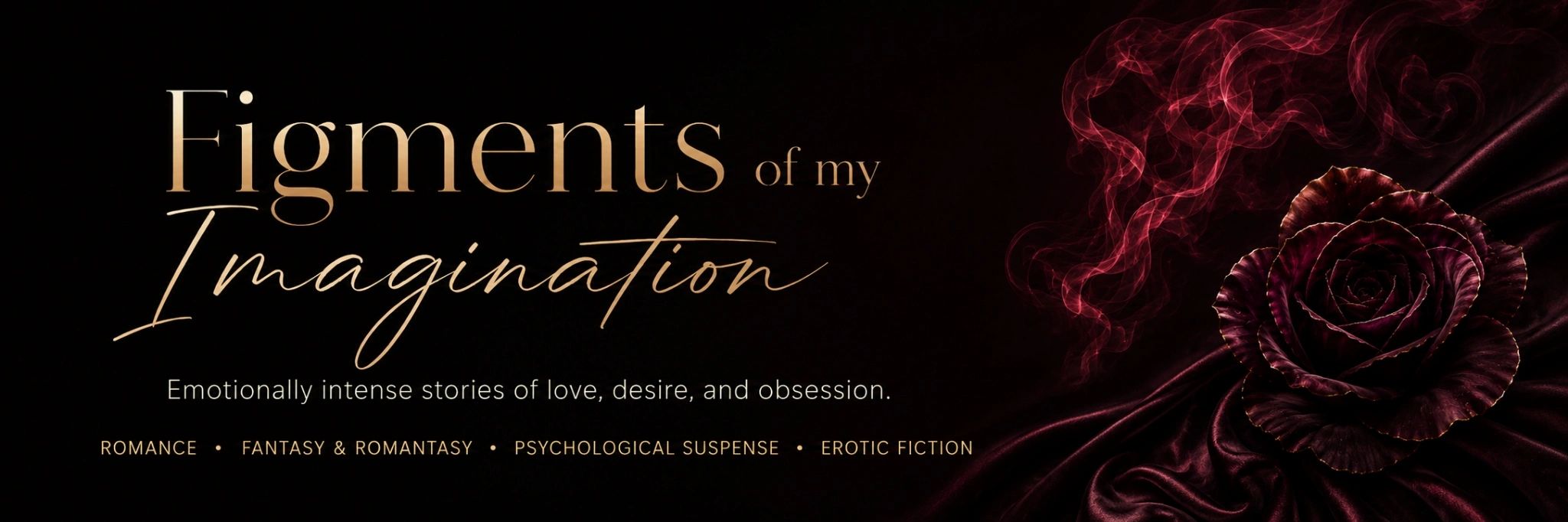 Ajay Howarth author banner: romance, fantasy, suspense and erotic fiction.