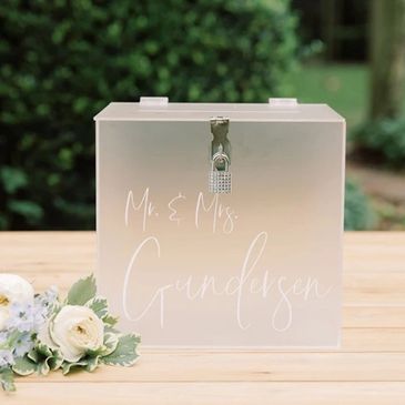 frosted acrylic suggestion box