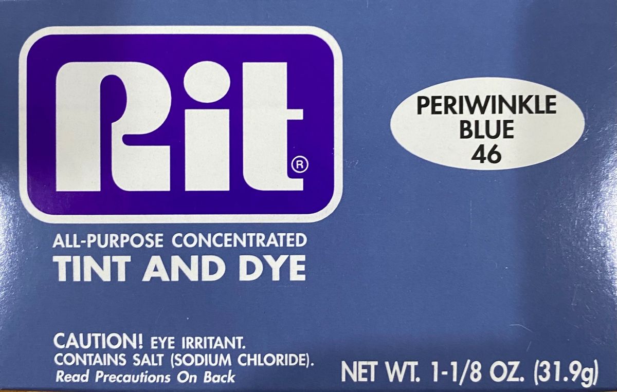 Periwinkle Blue Powder Dye