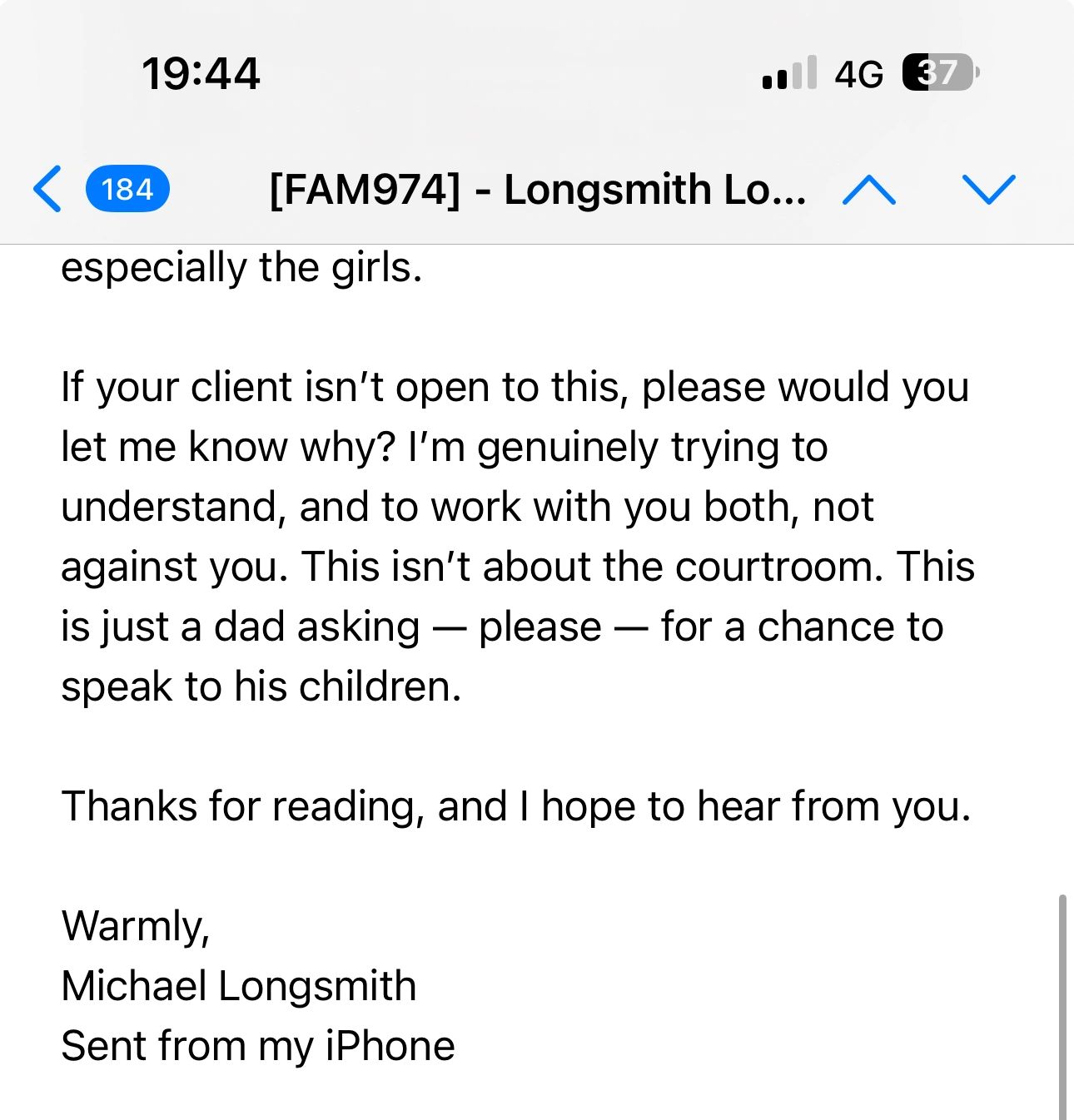 This is how fathers get treated! 