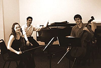 Clarion Piano Trio: Kevin Loucks, piano/Marta Krechkovsky, violin/Michael Nicolas, cello