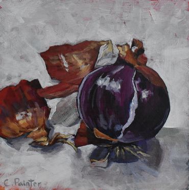 Red Onion and peel