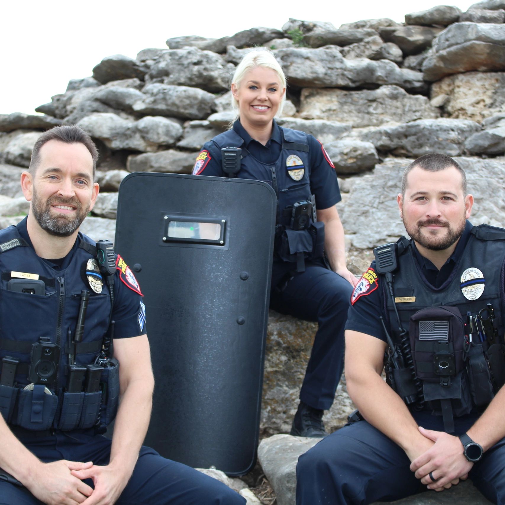 Officers with a Ballistic Shield