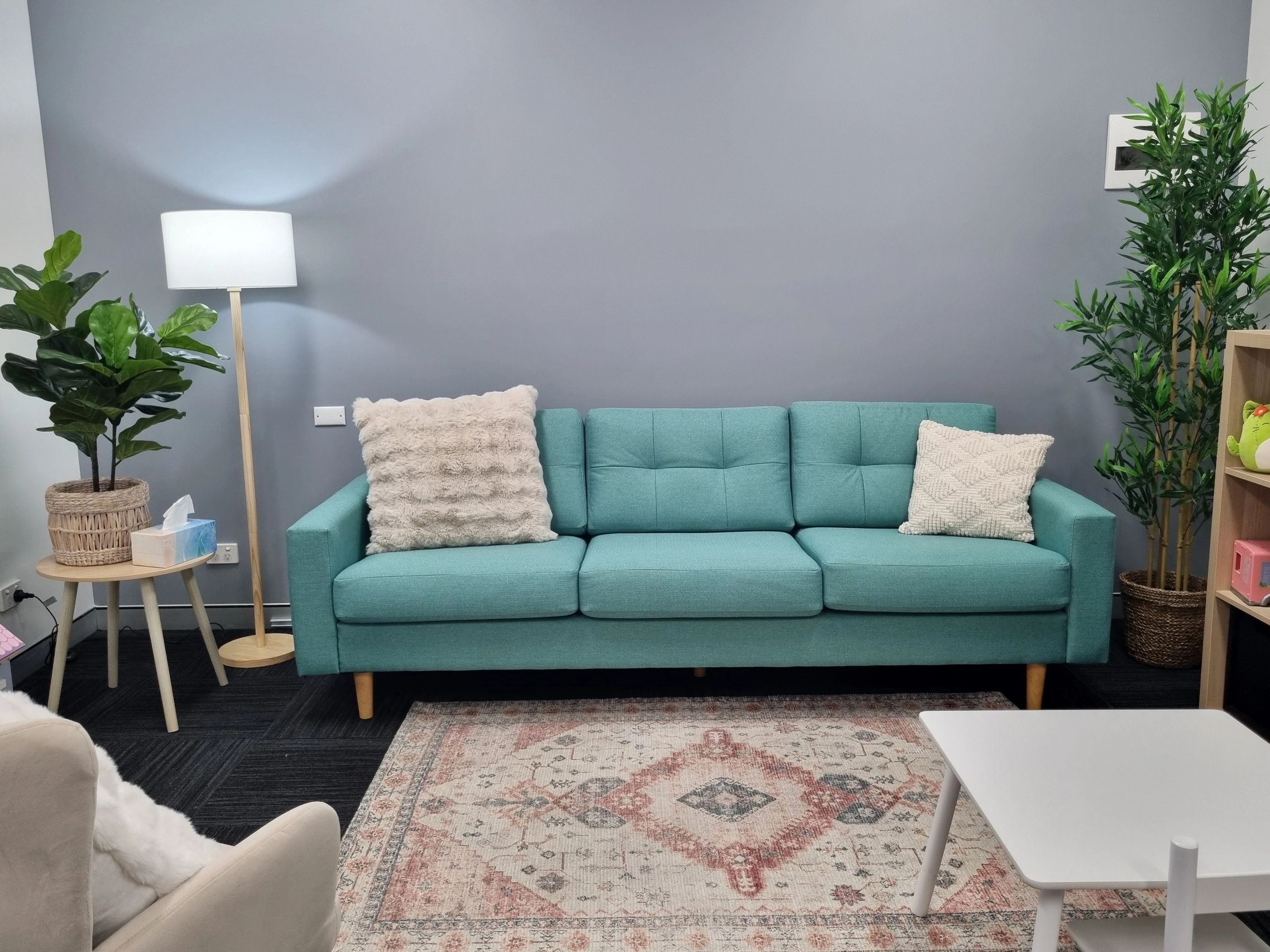 Therapy room
Child Therapy Room
Thoughtful Therapies
Lauren McDonald
Child Psychology Psychologist