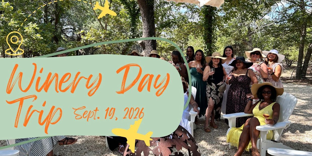Group of women enjoying a winery day trip outdoors on Sept. 19, 2026.