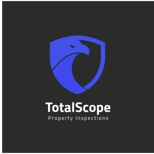 Blue eagle shield logo for TotalScope Property Inspections.