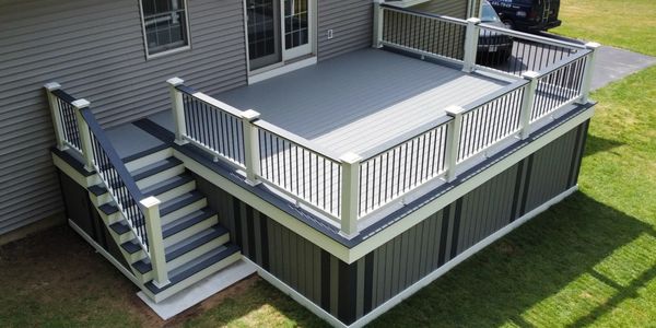 Trex Select Railings drink rail deck design