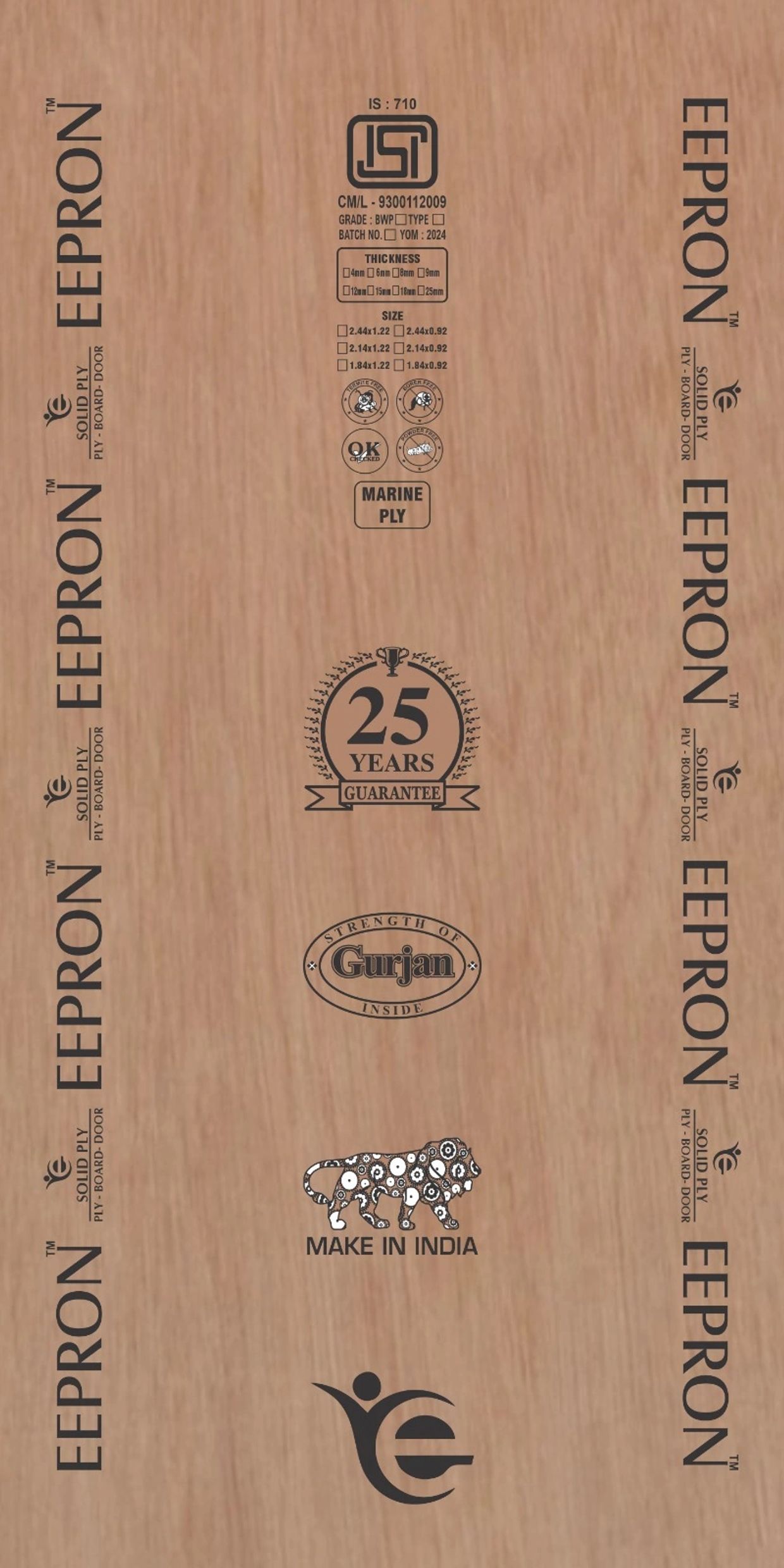 EEPRON 710 , WATER PROOF PLYWOOD