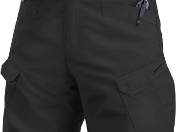Jessie Kidden Mens Tactical Stretch Outdoor Cargo Shorts Wear Resistant Rip Stop Shorts