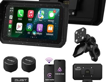 MOX61 Motorcycle Carplay HD Touchscreen 6.1", Wireless Apple CarPlay & Android Auto, IP67 Waterproof