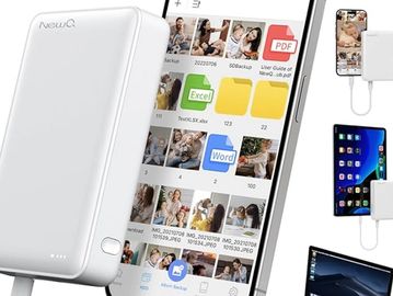 NEWQ Hard Drive for Phone & Computer: USB Flash Storage Device Photo Memory Stick for iPhone, iPad, 