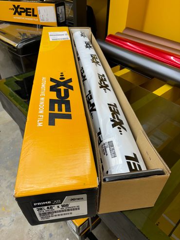 Picture of XPEL Prime XR Automotive window film box.